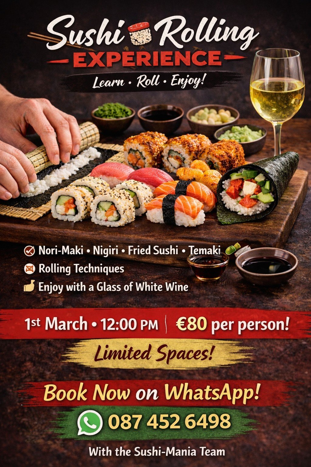Events at Sushi-Mania Kitchen